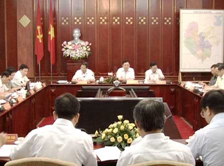  Hội nghị Ban Thường vụ Tỉnh ủy tháng 6/2013