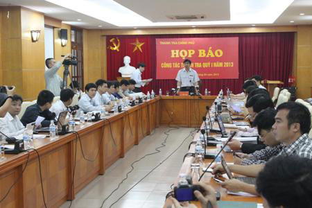 Quang cảnh buổi họp báo