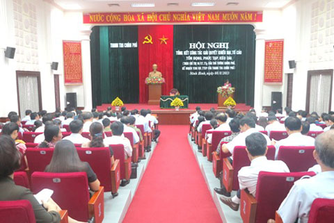 Quang cảnh Hội nghị