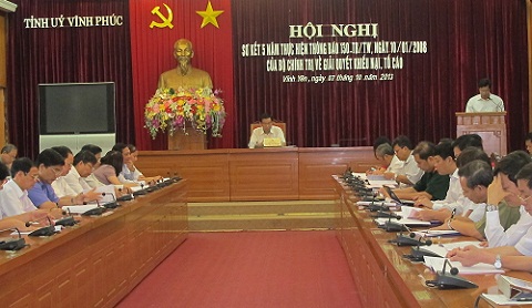 Quang cảnh Hội nghị