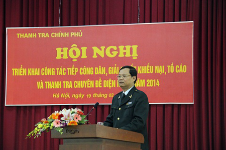 Tổng Thanh tra Chính phủ Huỳnh Phong Tranh 