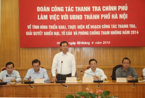 Tổng Thanh tra Chính phủ Huỳnh Phong Tranh