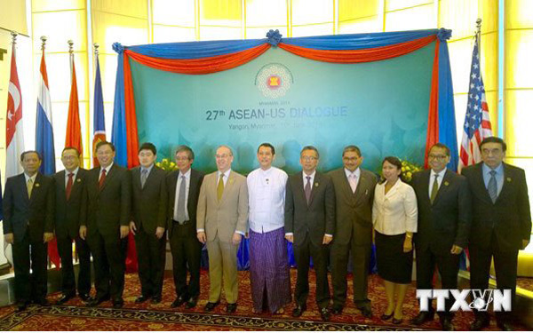 Các đại biểu tại tại Cuộc họp Đối thoại ASEAN-Mỹ lần thứ 27. (Ảnh TTXVN)