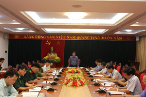 Hội nghị giao ban công tác nội  chính và phòng, chống tham nhũng quý III năm 2014 tỉnh Hòa Bình