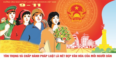 Áp phích cổ động Ngày Pháp luật 2014