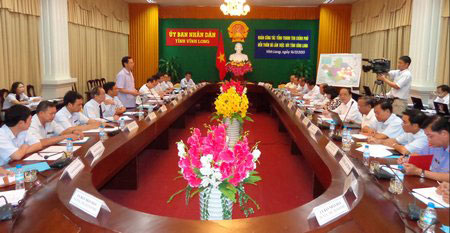 Đoàn công tác của Thanh tra Chính phủ làm việc tại tỉnh Vĩnh Long nắm tình hình công tác thanh tra và phòng, chống tham nhũng