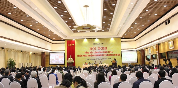 Hội nghị trực tuyến tổng kết công tác năm 2014 và triển khai nhiệm vụ công tác năm 2015 ngành Nội vụ