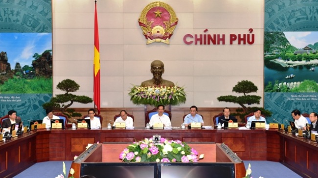 Thủ tướng Nguyễn Tấn Dũng chủ trì phiên họp thường kỳ Chính phủ tháng 4-2015