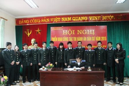 Hội nghị triển khai công tác thi hành án dân sự năm 2015 tỉnh Lai Châu