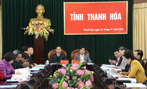 Hội nghị trực tuyến triển khai công tác tư pháp năm 2015 tại điểm cầu Thanh Hóa