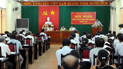 Một Hội nghị tổng kết công tác phòng, chống tham nhũng tỉnh Quảng Ngãi