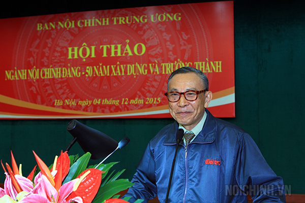 Đồng chí Vũ Quốc Hùng, Nguyên Ủy viên Trung ương Đảng, nguyên Phó Chủ nhiệm Thường trực Ủy Ban kiểm tra Trung ương