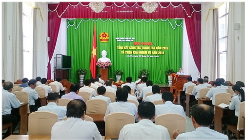 Hội nghị tổng kết công tác thanh tra thành phố Cần Thơ năm 2015