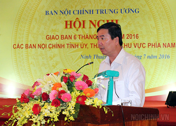 Đồng chí Lê Thanh Hùng, Ủy viên Ban Thường vụ, Trưởng Ban Nội chính Tỉnh ủy Kiên Giang