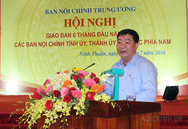 Đồng chí Trần Văn Thuận, Thành ủy viên, Phó trưởng Ban Nội chính Thành ủy Thành phố Hồ Chí Minh