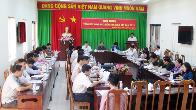 Hội nghị tổng kết công tác kiểm tra, giám sát năm 2015