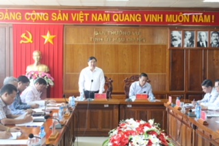 Quang cảnh buổi làm việc