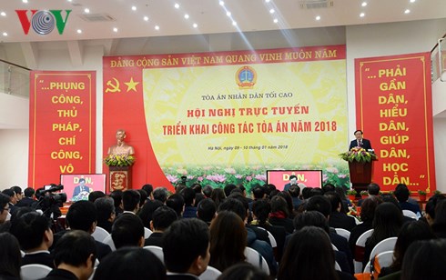 Tòa án nhân dân tối cao triển khai công tác tòa án năm 2018