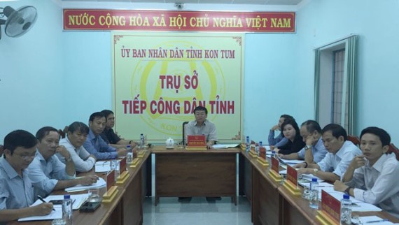 Một buổi tiếp công dân tại Trụ sở tiếp công dân tỉnh Kon Tum