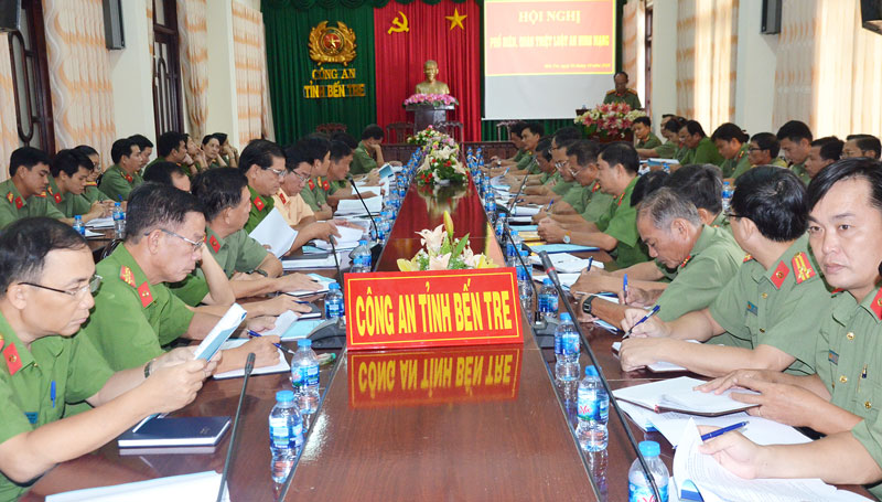 Công an tỉnh Bến Tre tổ chức hội nghị phổ biến, quán triệt Luật an ninh mạng cho công an các đơn vị, địa phương