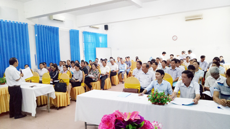 Hội nghị triển khai Luật an ninh mạng của Hội Luật gia thành phố Biên Hòa, tình Đồng Nai. (ảnh baodongnai.com.vn)