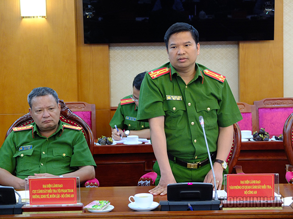 Thượng tá Đặng Trọng Cường, Phó Chánh Văn phòng Cơ quan Cảnh sát điều tra, Bộ Công an