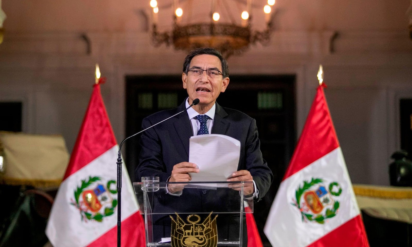 Ông Martín Vizcarra tuyên bố giải tán Quốc hội vào tối thứ Hai