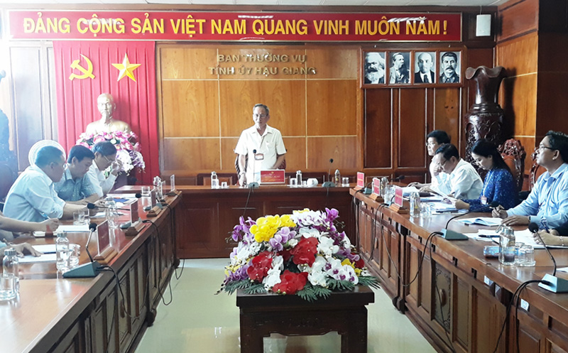 Ban Nội chính Tỉnh ủy Hậu Giang tham mưu cho Ban Thường vụ Tỉnh ủy công tác nội chính, cải cách tư pháp và phòng, chống tham nhũng