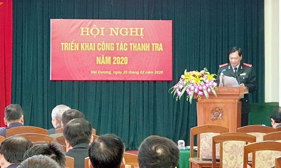 Hội nghị triển khai công tác Thanh tra tỉnh hải Dương năm 2020