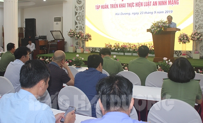 Ban Nội chính Tỉnh ủy Hải Dương phối hợp với Công an tỉnh phổ biến, quán triệt, triển khai thực hiện những nội dung cơ bản của Luật An ninh mạng