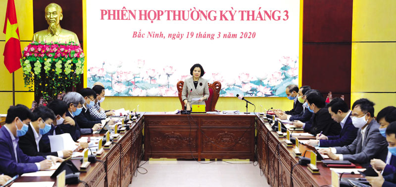 Một Phiên họp thường kỳ Ủy ban nhân dân tỉnh Bắc Ninh