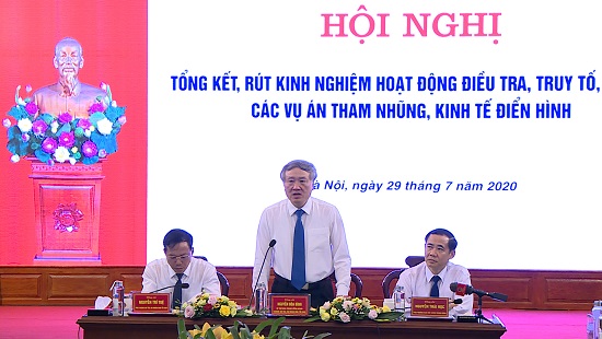 Các đồng chí chủ trì Hội nghị