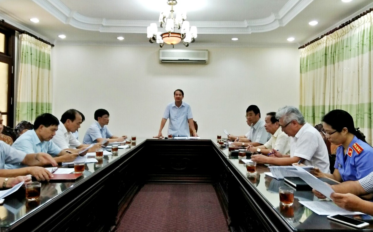 Ban Pháp chế - Hội đồng nhân dân tỉnh Ninh Bình lấy ý kiến vào dự thảo kế hoạch giám sát việc thụ lý, giải quyết, xét xử sơ thẩm, phúc thẩm các vụ án dân sự có kháng cáo, kháng nghị đối với Tòa án nhân dân hai cấp tỉnh Ninh Bình, giai đoạn từ 01/01/2017 đến ngày 30/06/2018