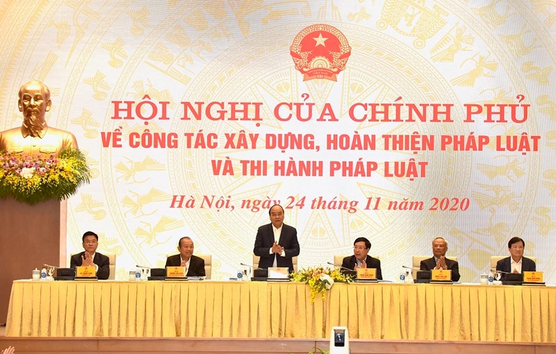  Hội nghị của Chính phủ về công tác xây dựng, hoàn thiện pháp luật và thi hành pháp luật