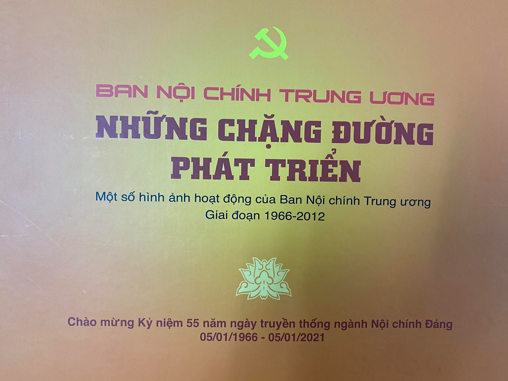 Sách ảnh “Một số hình ảnh hoạt động của Ban Nội chính Trung ương giai đoạn 1966-2013”