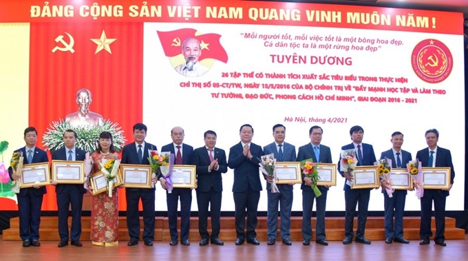 Đảng ủy Khối Doanh nghiệp Trung ương vinh danh tập thể và cá nhân thực hiện tốt Chỉ thị số 05-CT/TW của Bộ Chính trị 