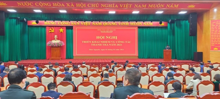 Hội nghị triển khai nhiệm vụ công tác năm 2021 của Thanh tra tỉnh Thái Nguyên