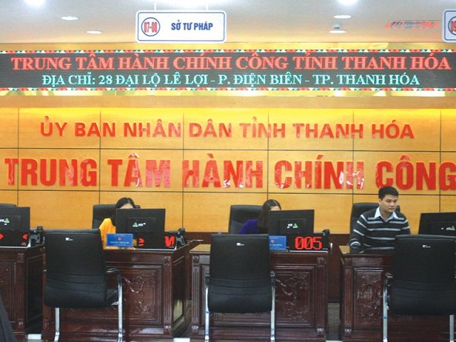 Thanh Hóa nâng cao chỉ số hài lòng về sự phục vụ hành chính và chỉ số cải cách hành chính