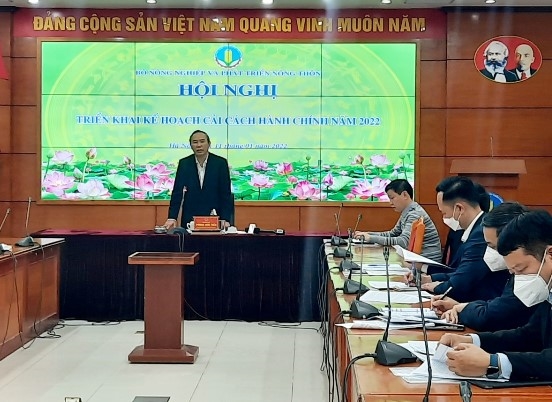 Hội nghị triển khai kế hoạch cải cách hành chính năm 2022 của Bộ Nông nghiệp và Phát triển nông thôn