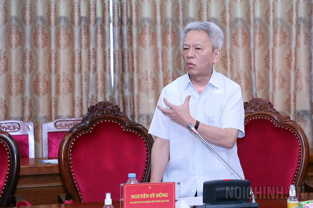 TS. Nguyễn Sĩ Dũng, nguyên Phó Chủ nhiệm Văn phòng Quốc hội