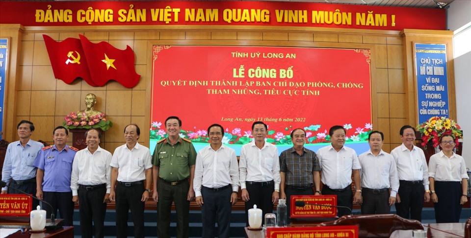 Ban Chỉ đạo phòng, chống tham nhũng, tiêu cực tỉnh Long An ra mắt