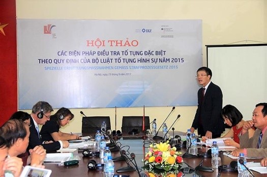 Một Hội thảo “Các biện pháp điều tra tố tụng đặc biệt theo quy định của Bộ luật tố tụng hình sự 2015”