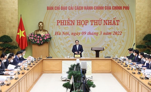 Phiên họp thứ nhất, Ban Chỉ đạo Cải cách hành chính của Chính phủ