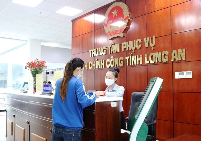  Hoạt động của Trung tâm phục vụ Hành chính công tỉnh Long An