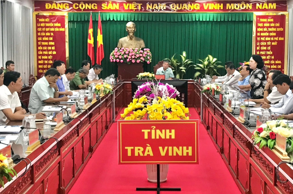 Một Cuộc họp của Ban Chỉ đạo phòng, chống tham nhũng, tiêu cực tỉnh Trà Vinh 