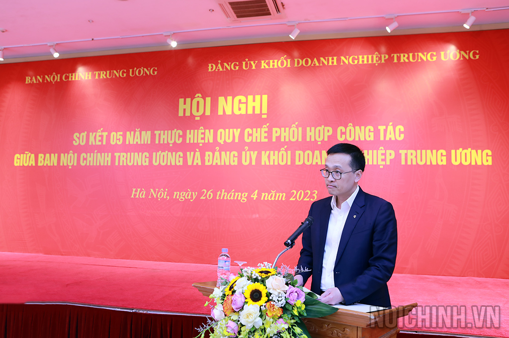 Đồng chí Phạm Quang Dũng, Ủy viên Ban Thường vụ Đảng ủy Khối Doanh nghiệp Trung ương, Chủ tịch Hội đồng quản trị Ngân hàng Ngoại thương Việt Nam (VietComBank)