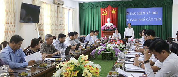 Kiểm tra công tác lãnh đạo, chỉ đạo thực hiện phòng, chống tham nhũng, lãng phí, tiêu cực, tiếp công dân, giải quyết khiếu nại, tố cáo và tin báo, tố giác tội phạm tại Bảo hiểm xã hội thành phố Cần Thơ