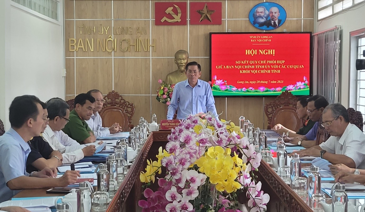 Hội nghị Sơ kết công tác phối hợp giữa các cơ quan khối Nội chính tỉnh