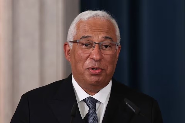 Thủ tướng Bồ Đào Nha Antonio Costa phát biểu trong lễ tuyên thệ nhậm chức tại Cung điện Ajuda ở Lisbon, Bồ Đào Nha ngày 30/3/2022. Ảnh: REUTERS/Rodrigo Antunes