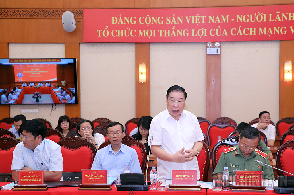 GS. TS. Lê Minh Thông, nguyên Trợ lý Chủ tịch Quốc hội